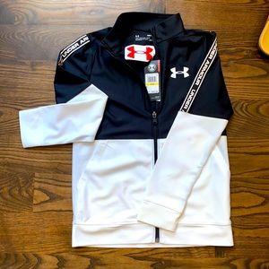Under Armour Prototype Full Zip Boys Black & White